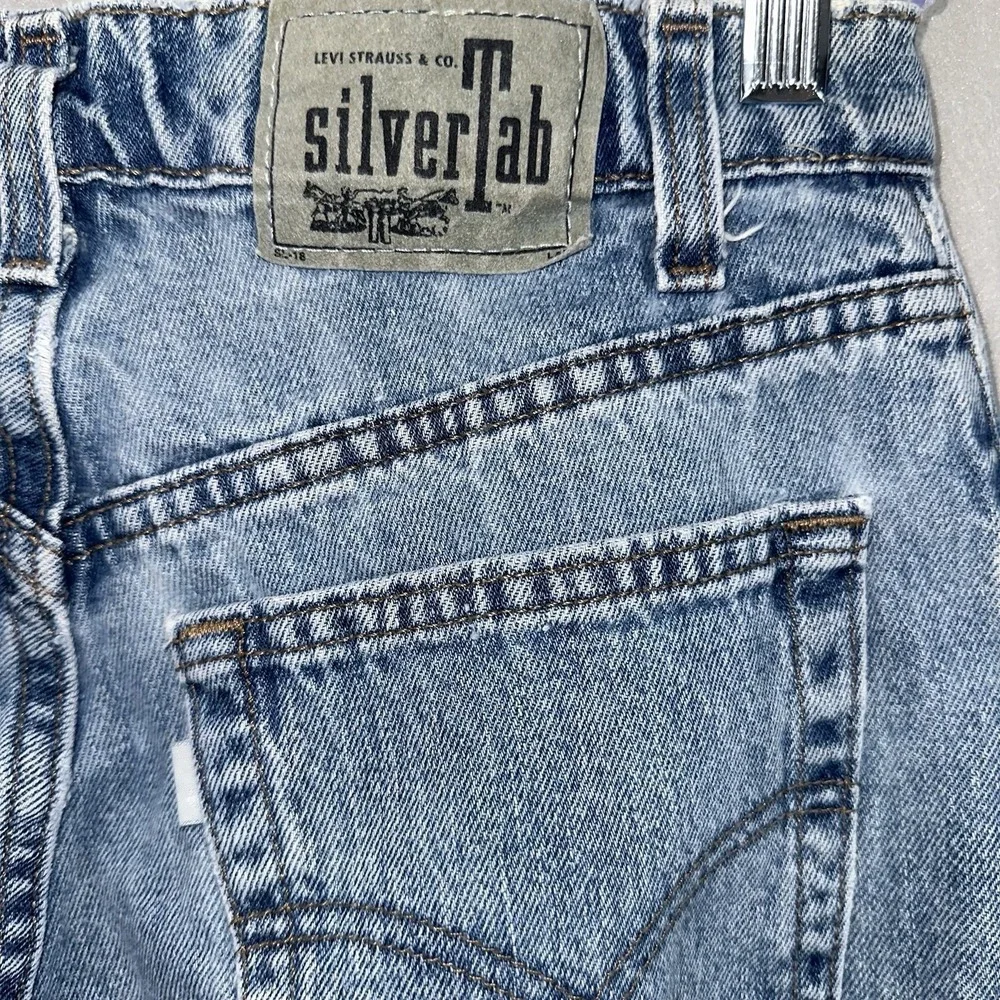 Vtg Levi's SilverTab Baggy Jeans Mens Fits 29x30 Blue Pleated Denim USA 90s Y2K